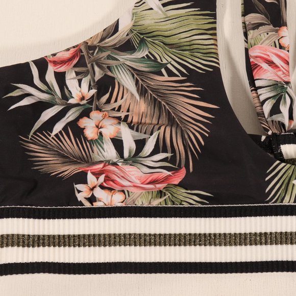 NWOT Seafolly Ocean Alley Cross High Neck Tank - Picture 7 of 11